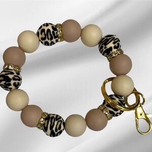 Leopard Wristlet